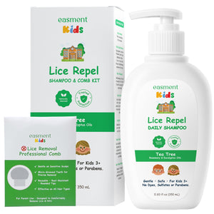 Easment Kids Daily Lice Shampoo & Comb Kit