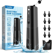 Estlily Electric Ear Wax Removal Kit – Water-Powered Ear Cleaner with 8 Reusable Tips