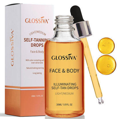 Glossiva Self Tanning Drops