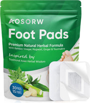 AOSORW Natural Foot Pads for Detox & Sleep – 30 Count