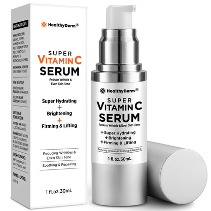 HealthyDerm Super Vitamin C Serum for Women,  1 FL Oz