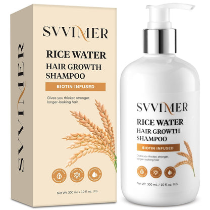 Svvimer Rice Water Hair Growth Shampoo