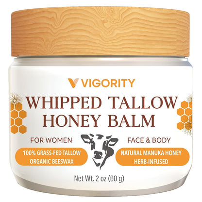 Beef Tallow and Honey Balm, 2 oz