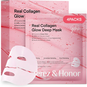 Terez & Honor Korean Overnight Collagen Face Mask, 4 Packs
