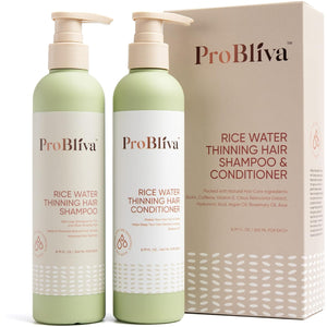 ProBliva Rice Rice Water Thinning Hair Shampoo & Conditioner Set