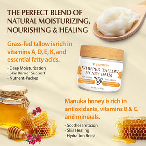 Beef Tallow and Honey Balm, 2 oz