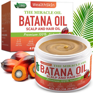 Wealthskin Batana Oil from Honduras, 4 ounces